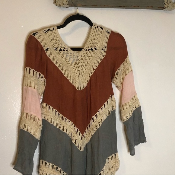 Rust And Blue Color Coverup Unbranded Small-Medium - Picture 5 of 5